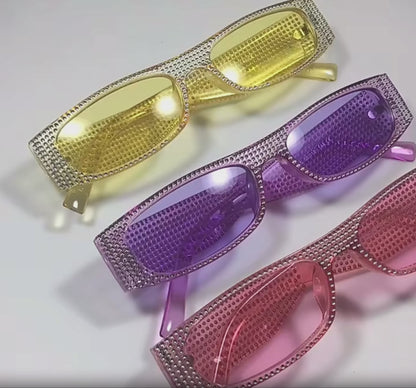 Iced Out Retro Frames